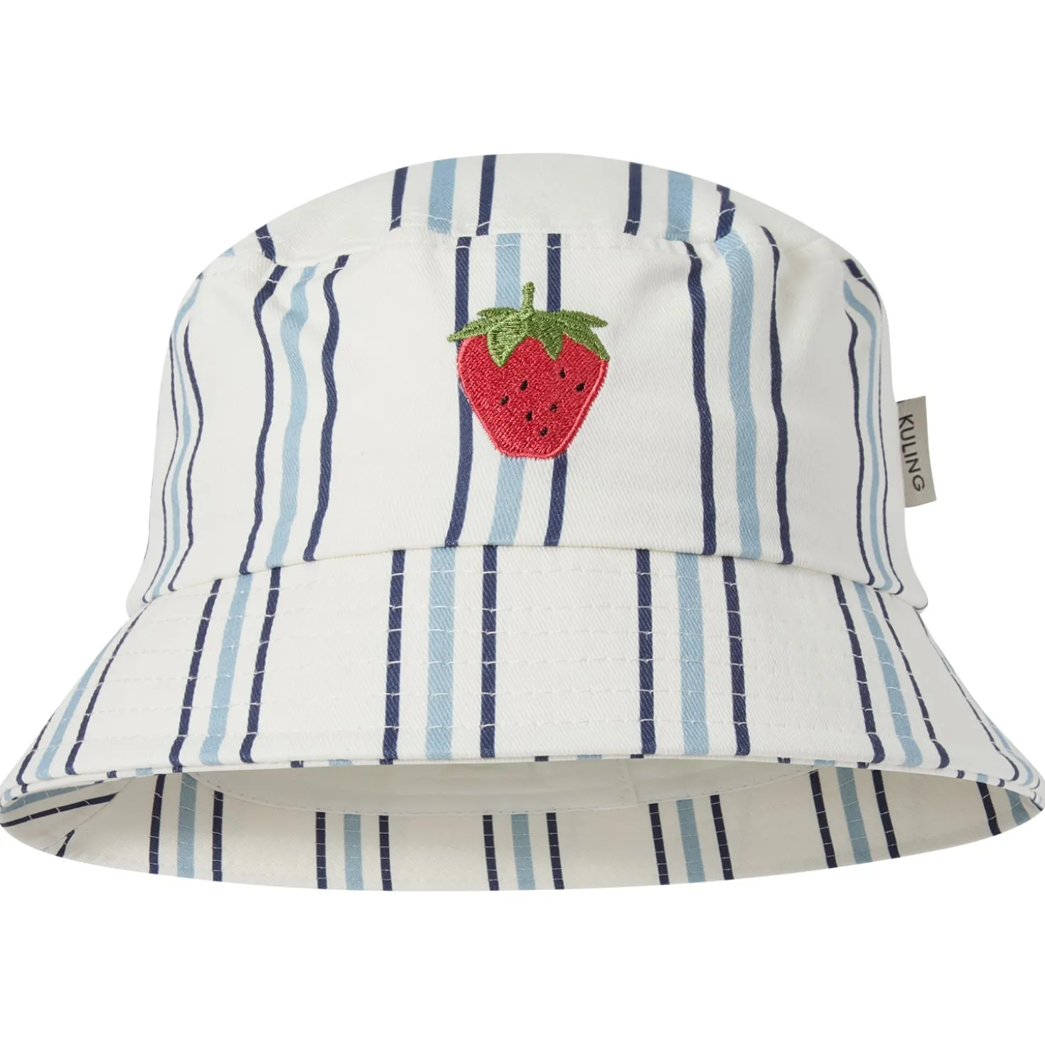 Fejan Solhatt Blue Stripe Strawberry