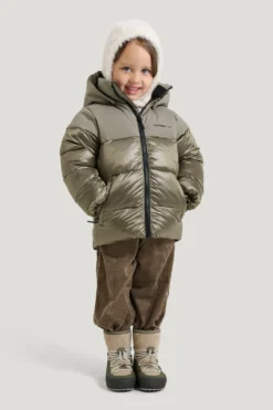 Flake Pufferjacka Smokey Olive