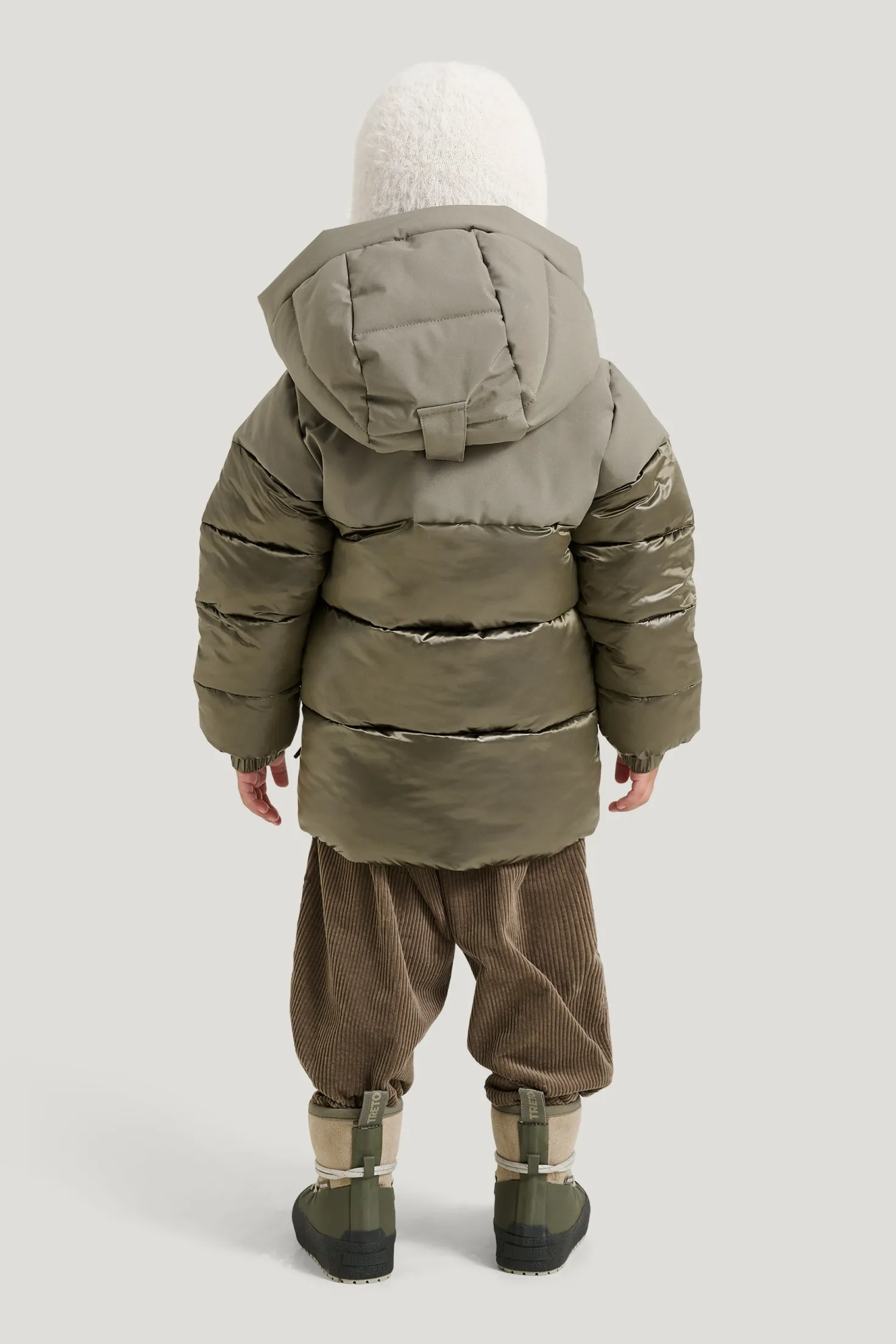 Flake Pufferjacka Smokey Olive