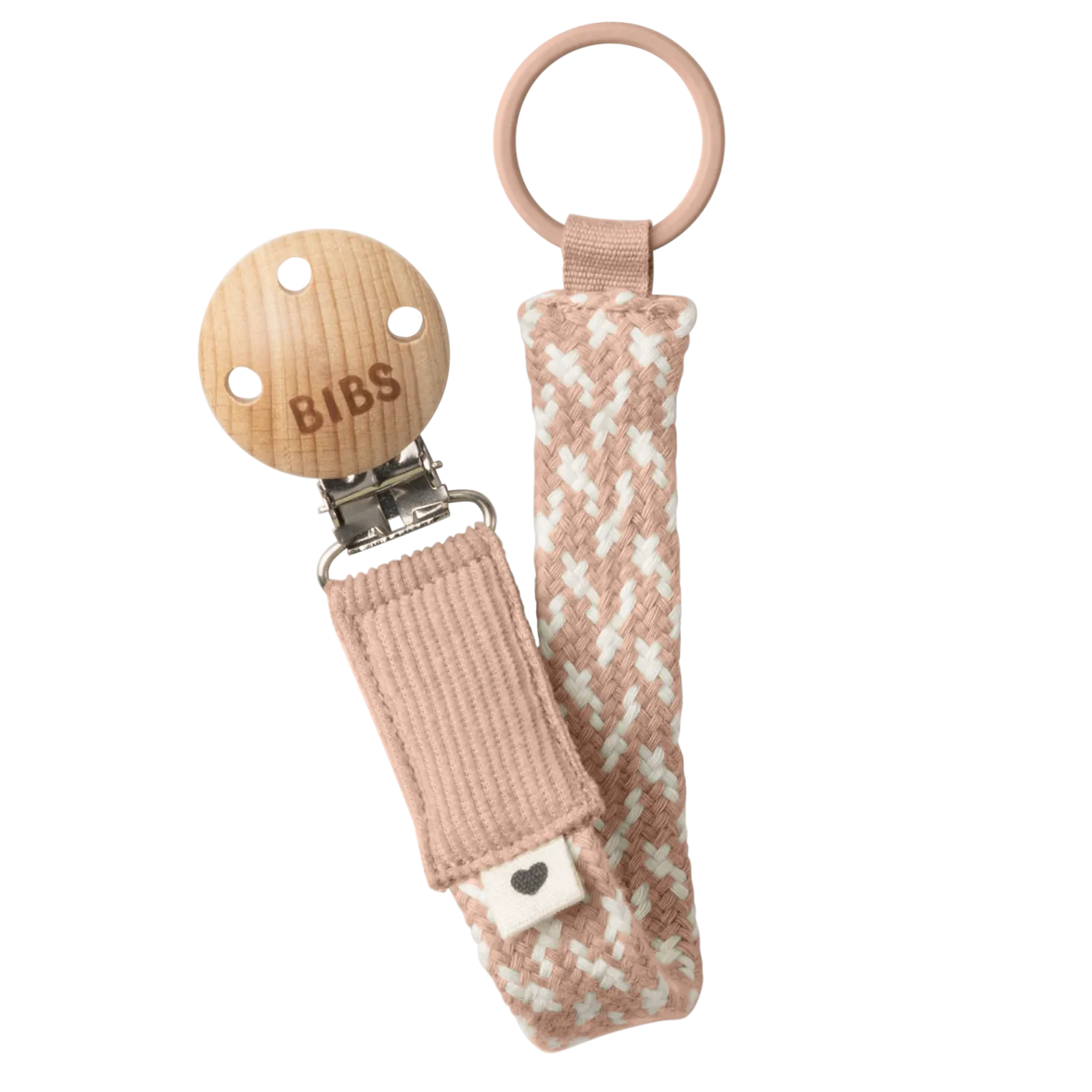 Flätad Napphållare Blush Ivory