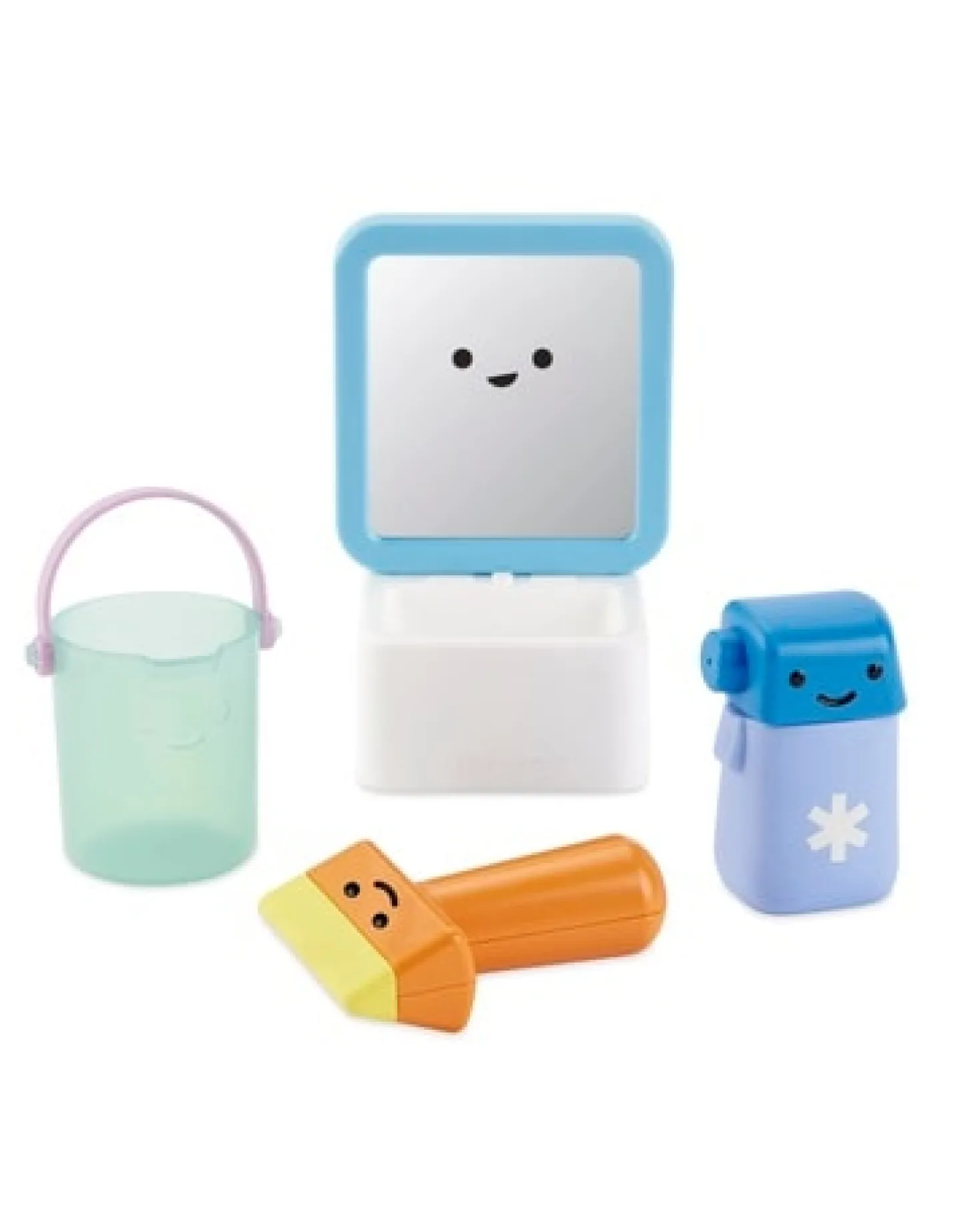 Fresh & Clean Badleksak Clean Mirror Fun Set Multicolor