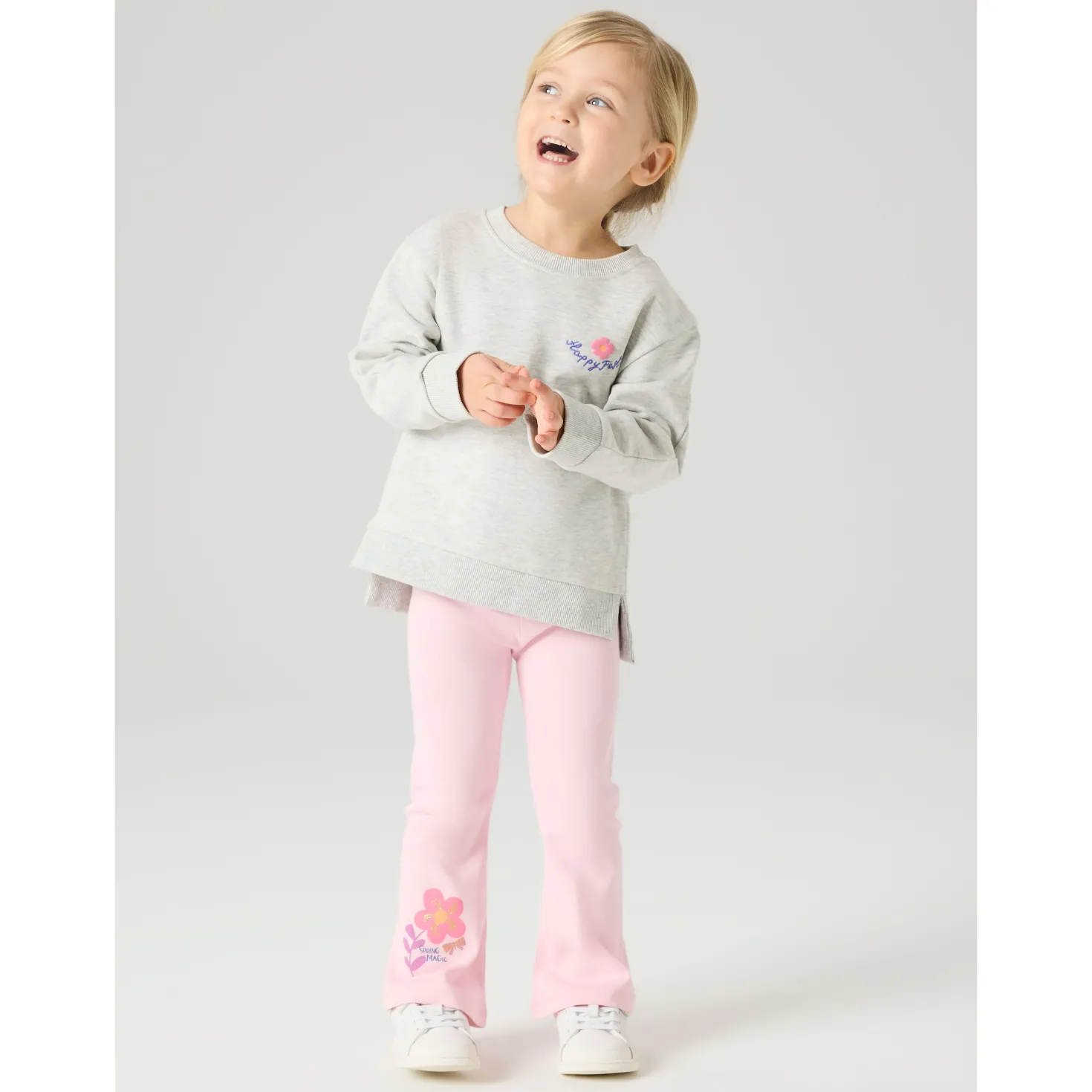 Funna Sweatshirt Light Grey Melange