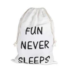 Fun Never Sleeps Förvaringsväska Vit