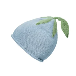 Furry Stickad Mössa Blueberry Bliss