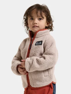 Gibbs Jacka Med Hel Dragkedja Beach Beige Rust