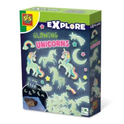 Glow In The Dark Tak- Och Väggdekaler Unicorns