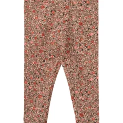GOTS Jules Blommiga Baby-leggings rose Flower Meadow