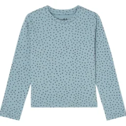 GOTS Tia Långärmad T-shirt Blue Dots