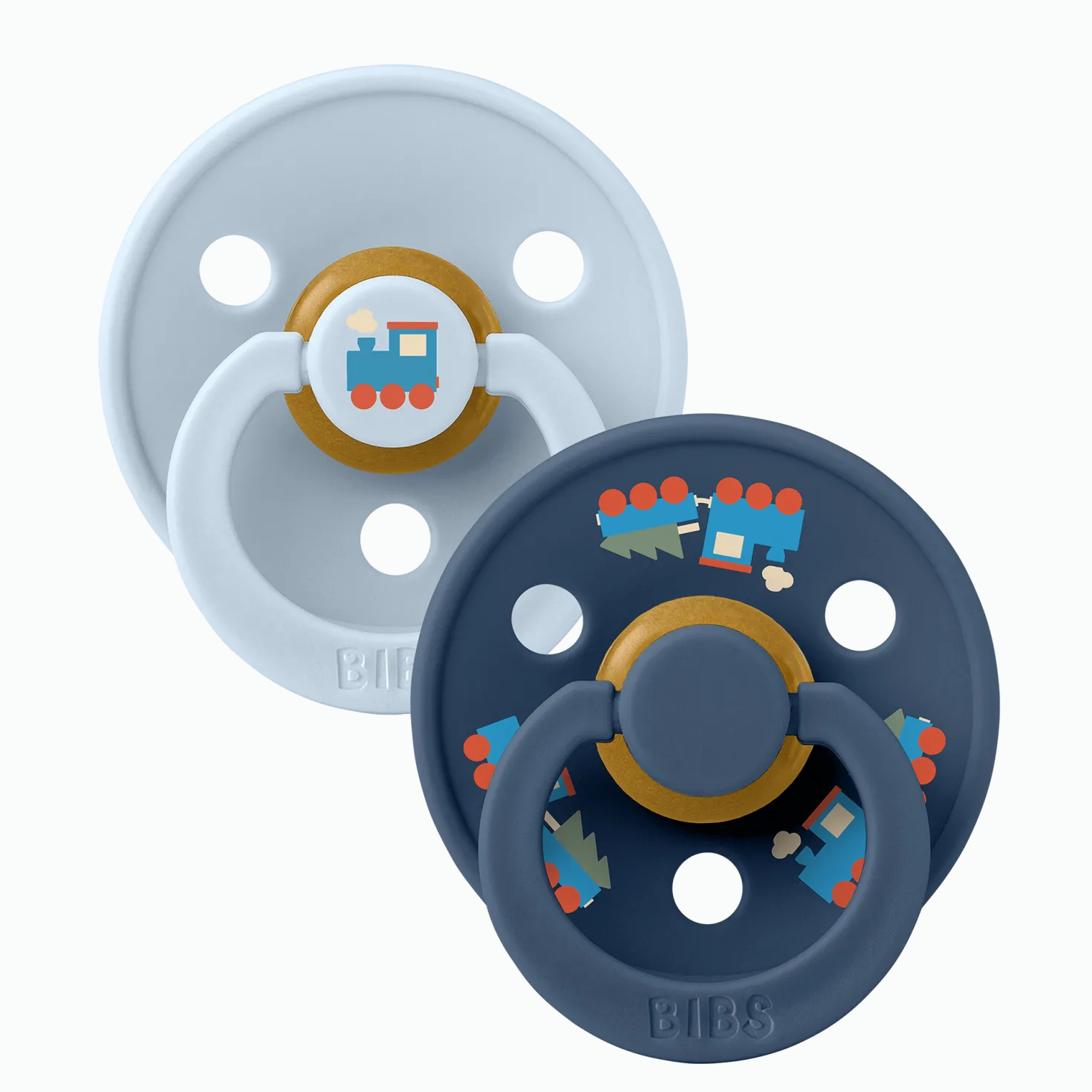 Holiday Train 2-pack Latexnapp Baby Blue