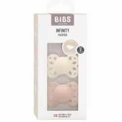 Infinity 2-pack Anatomiska Silikonnappar Ivory Blush