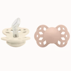Infinity 2-pack Anatomiska Silikonnappar Ivory Blush
