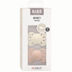 Infinity 2-pack Anatomiska Silikonnappar Ivory Blush