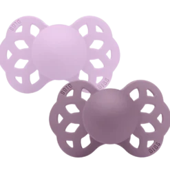 Infinity 2-pack Anatomiska Silikonnappar Violet Sky Mauve