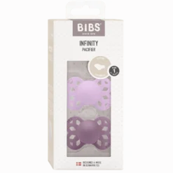 Infinity 2-pack Anatomiska Silikonnappar Violet Sky Mauve