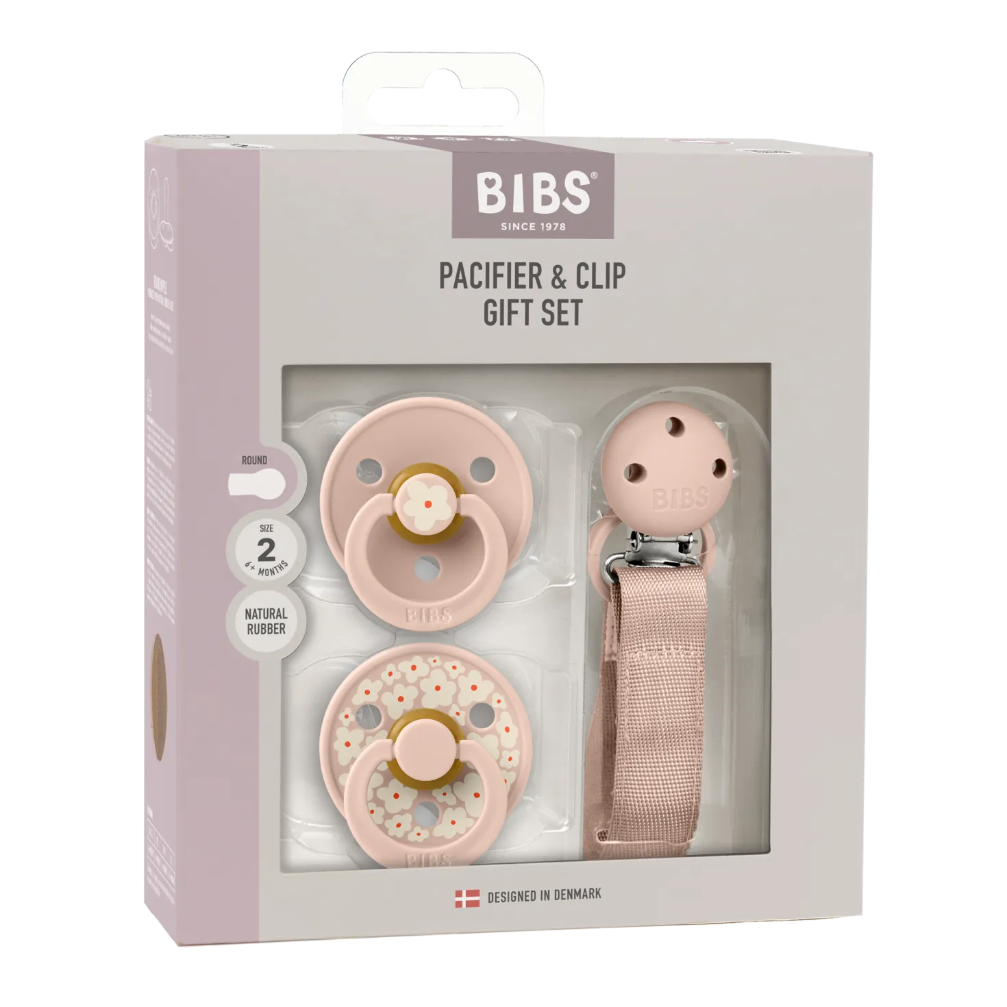 Jasmine Field Presentset Med Latexnapp & Napphållare Blush