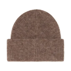 Jasna Beanie I Ull Brown Melange