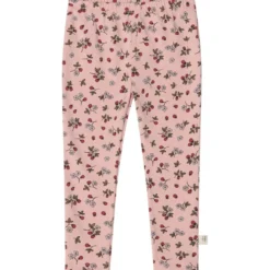 Kalle GOTS Mönstrade Leggings Wild Strawberry