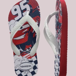 Kids Disney Flip Flops Red