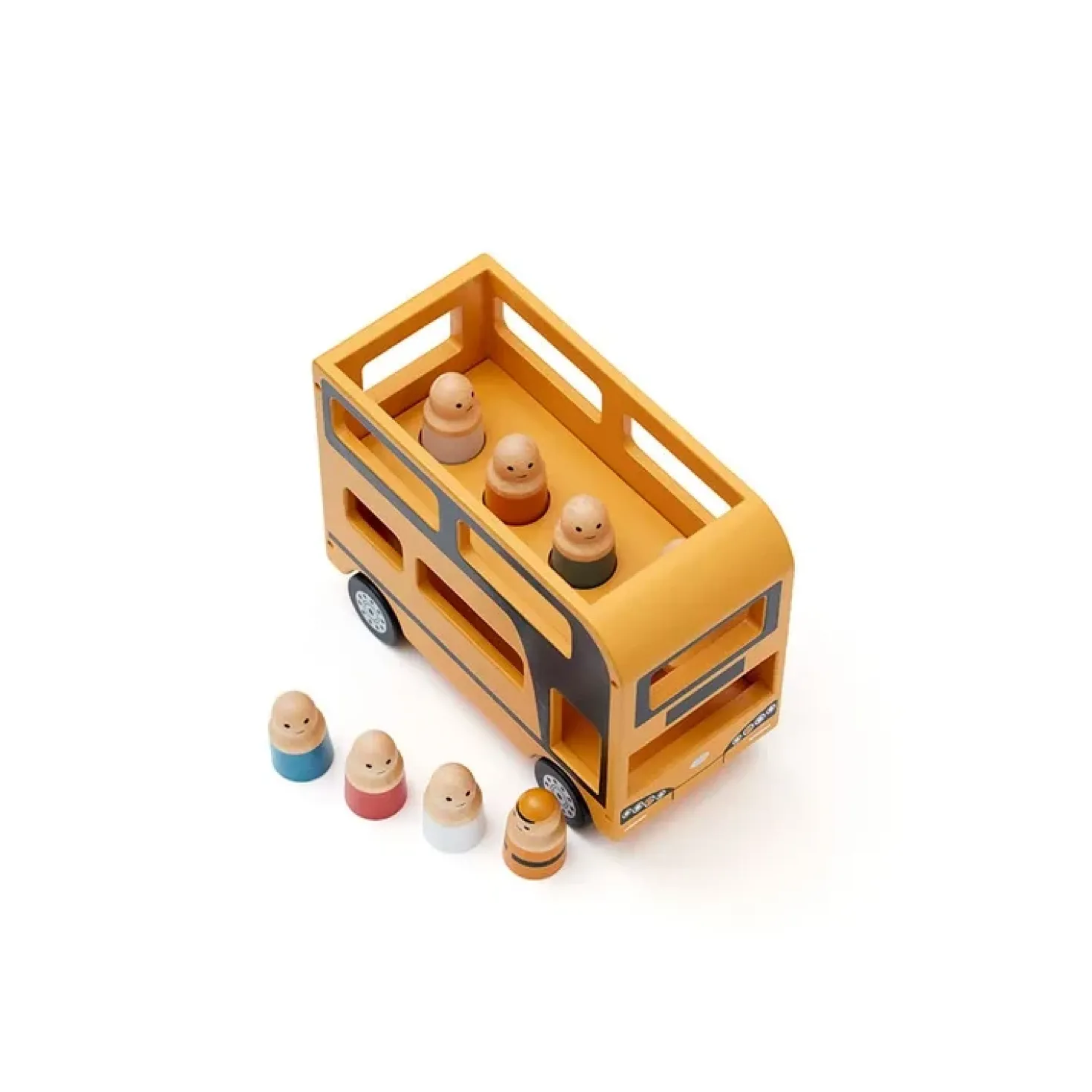 Kid's Hub Doubel Decker Yellow/ Black