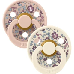 Liberty Colour Eloise 2-pack Runda Latexnappar Blush Mix