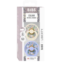 Liberty Colour 2-pack Runda Latexnappar Chloe Meadow Ivory Mix