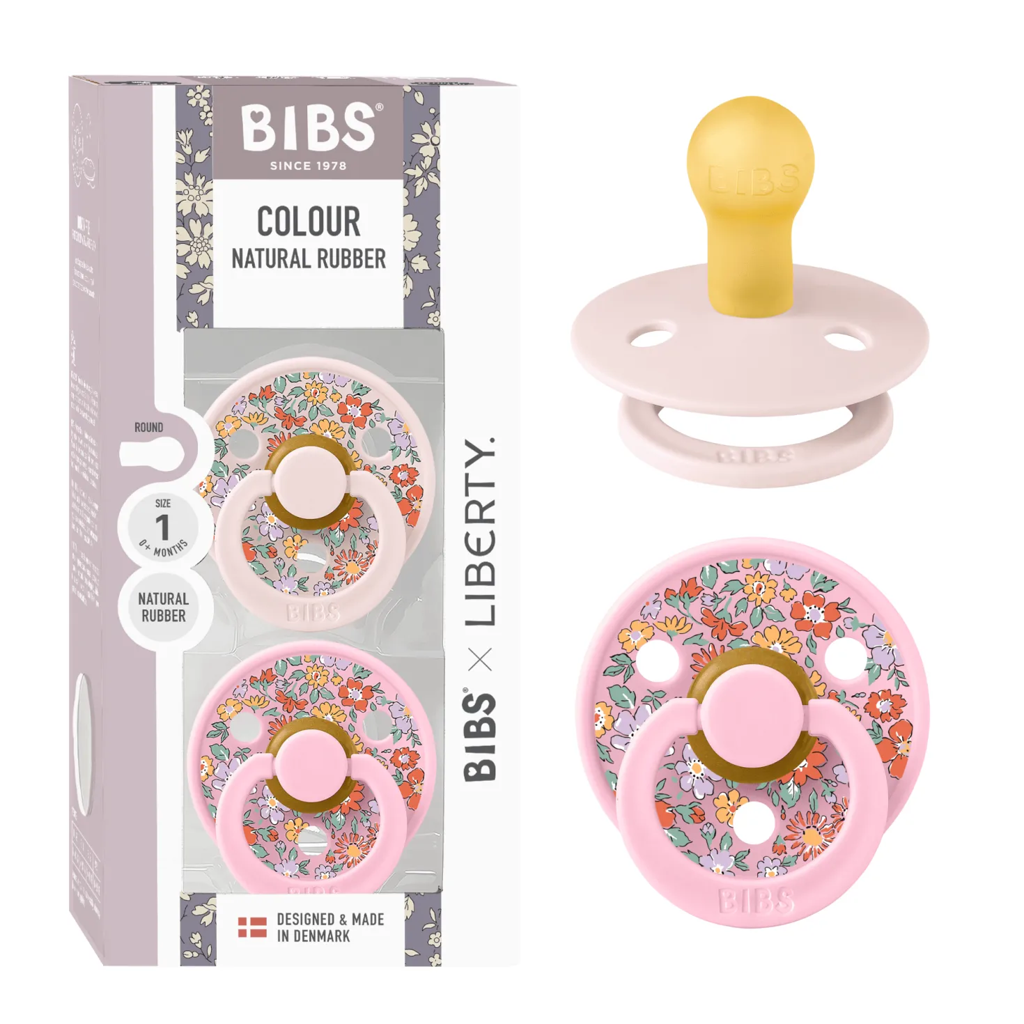 Liberty Colour 2-pack Runda Latexnappar Oscar Meadow Petal Mix