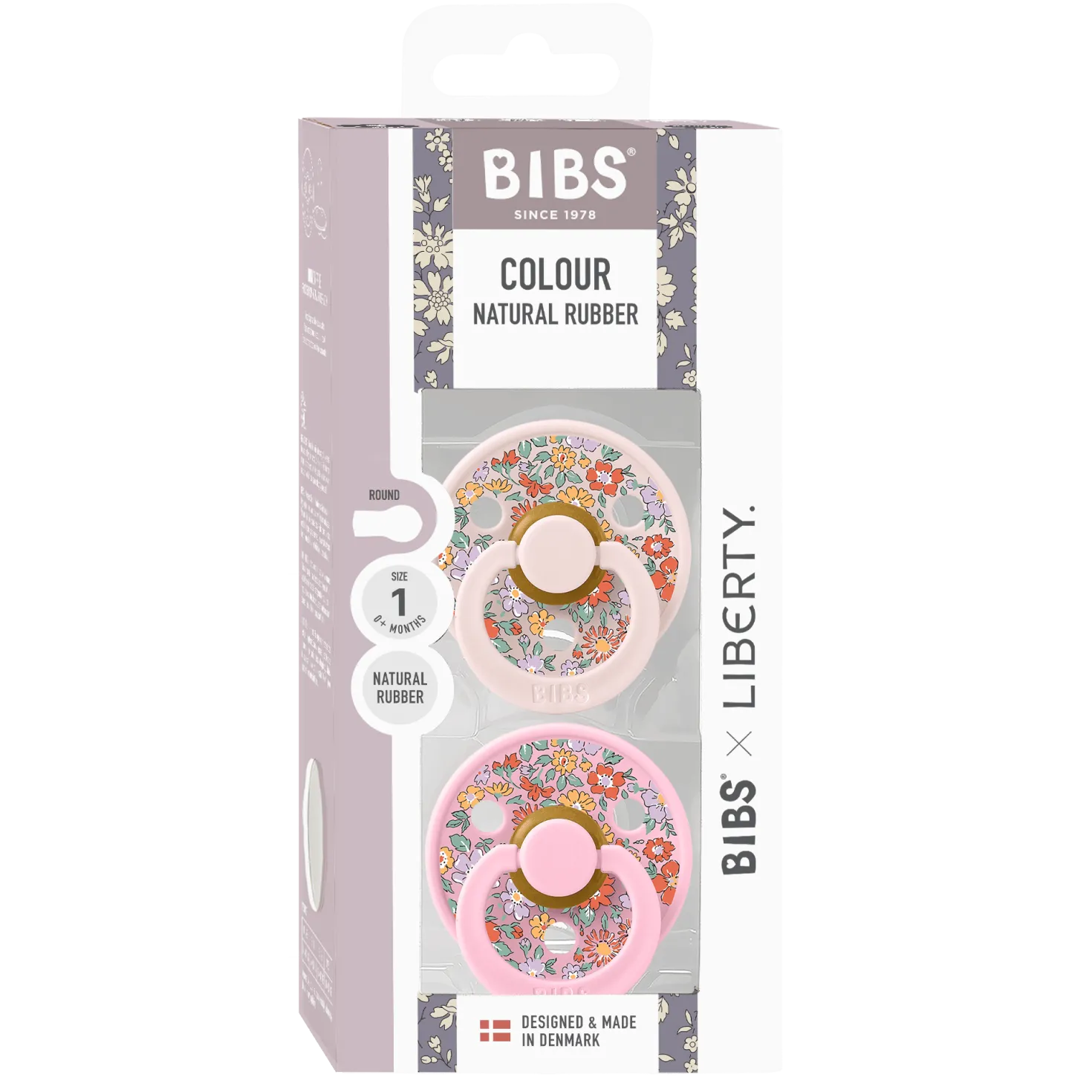 Liberty Colour 2-pack Runda Latexnappar Oscar Meadow Petal Mix