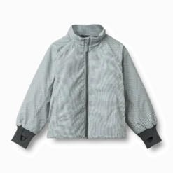 Lightweight Puffer Jacket Sollo Blue Check