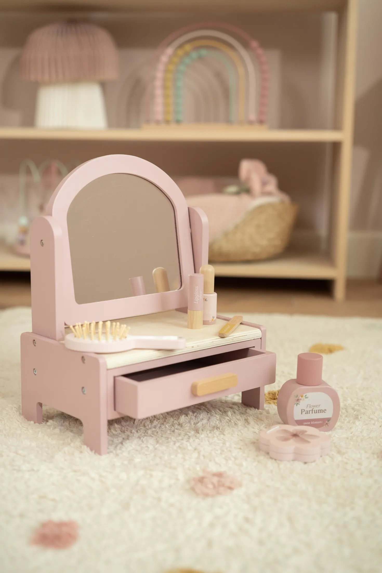 Litet Sminkbord Pink