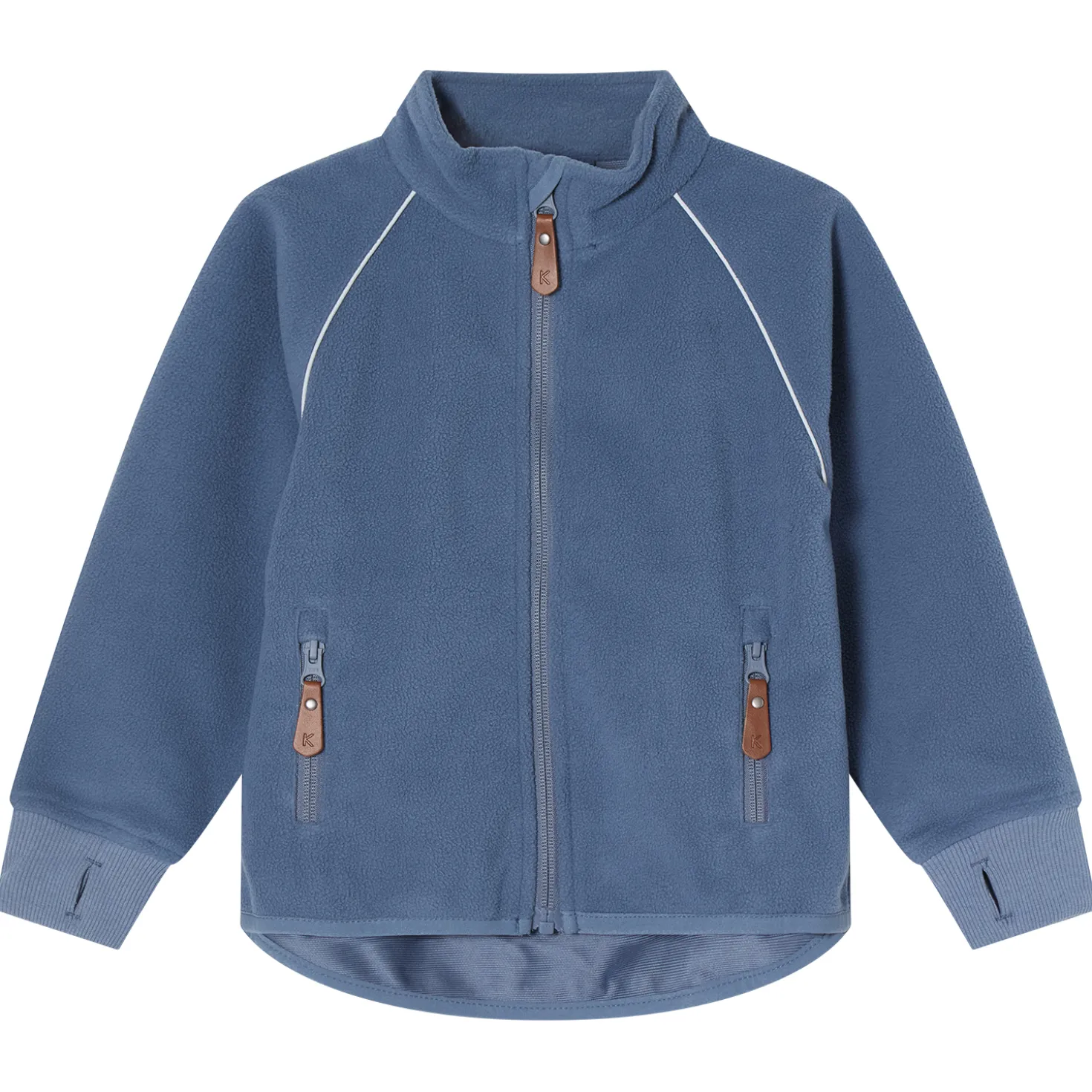 Livigno Vindfleecejacka Flintstone Blue