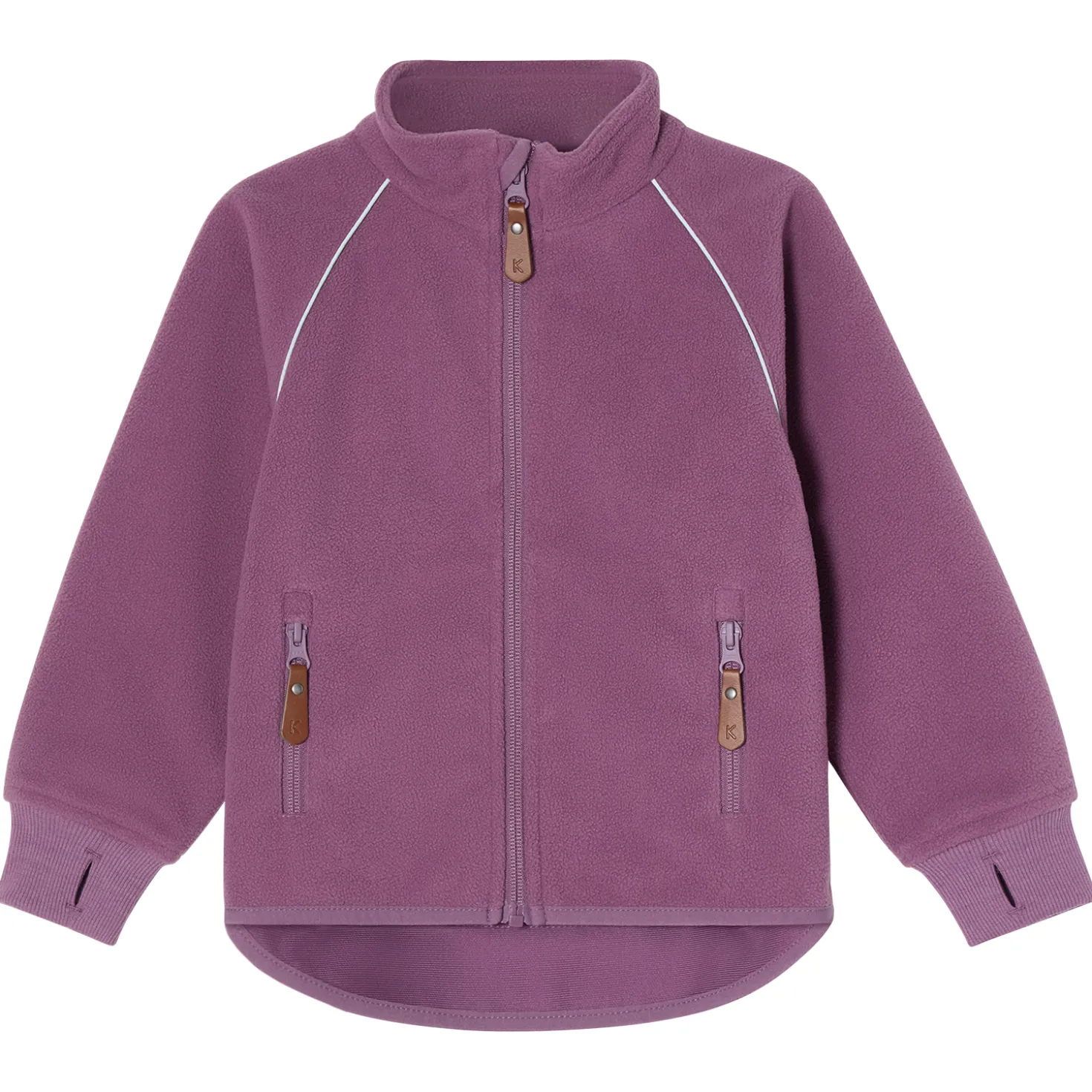 Livigno Vindfleecejacka Grape Purple