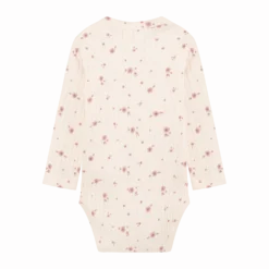 Långärmad Body Pearled Ivory