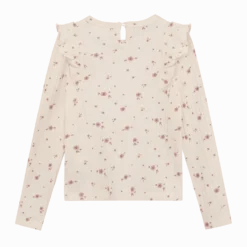 Långärmad T-shirt Pearled Ivory