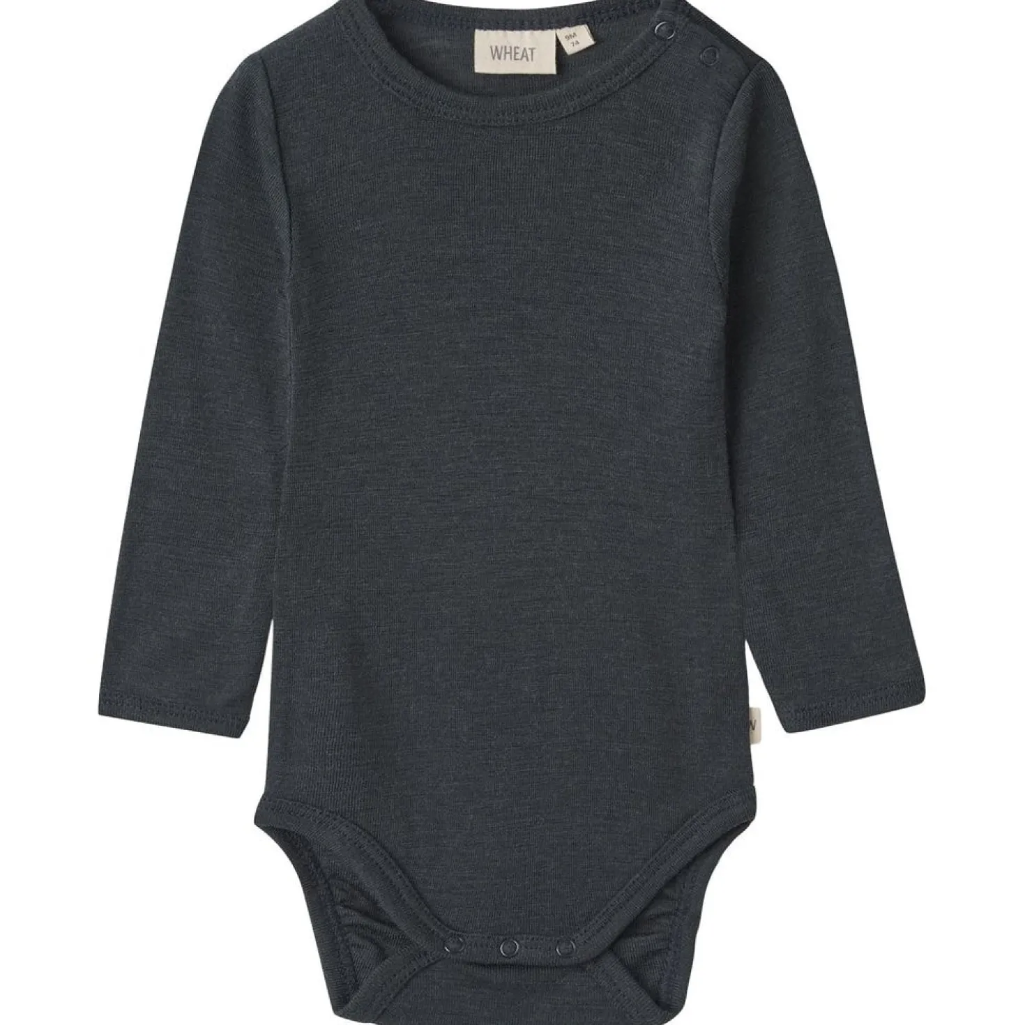 Långärmad ullbody Lucca Navy