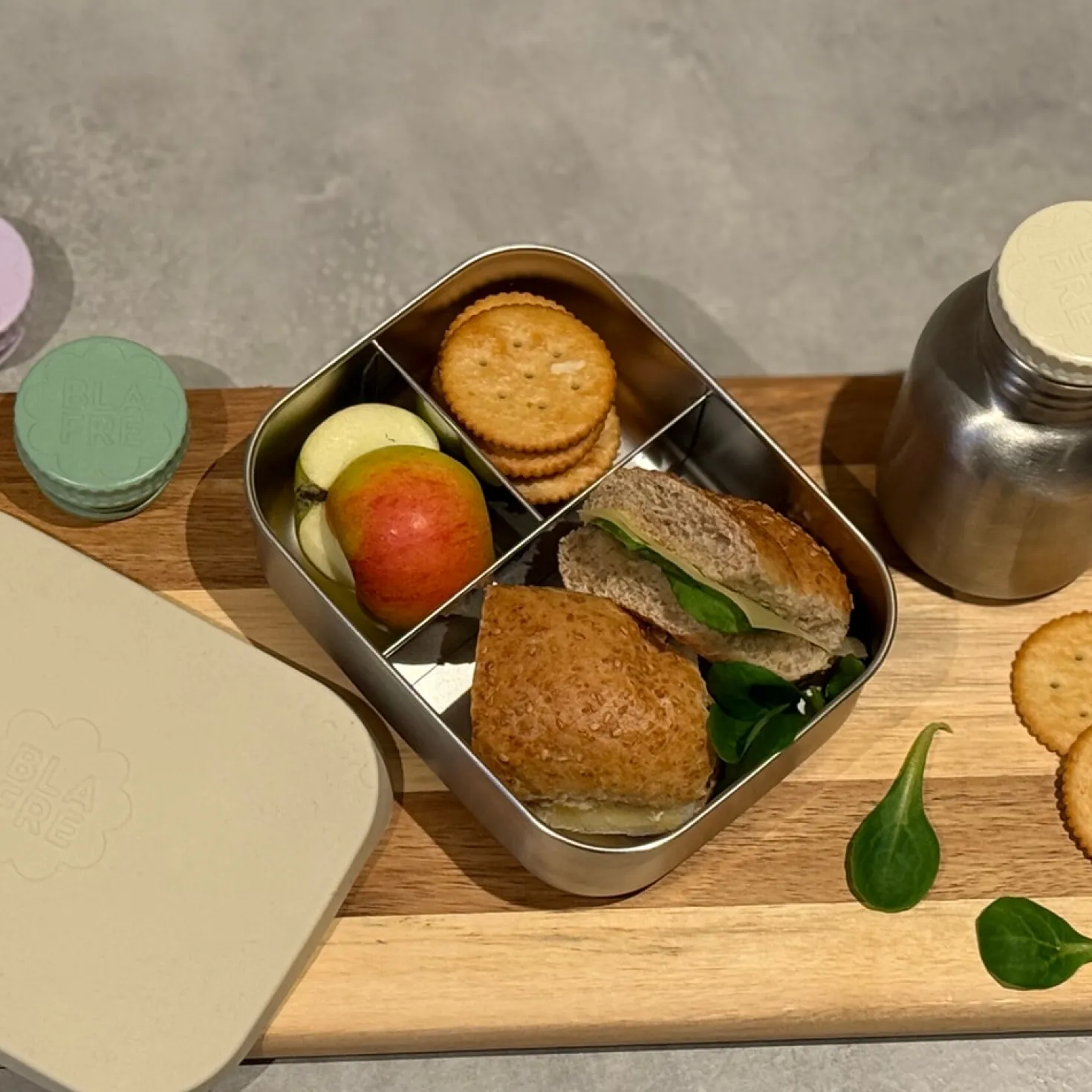 Lunchlåda I Stål Beige