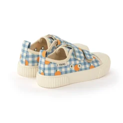 Madrid Canvas Sneakers Dove Blue Check