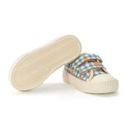 Madrid Canvas Sneakers Dove Blue Check