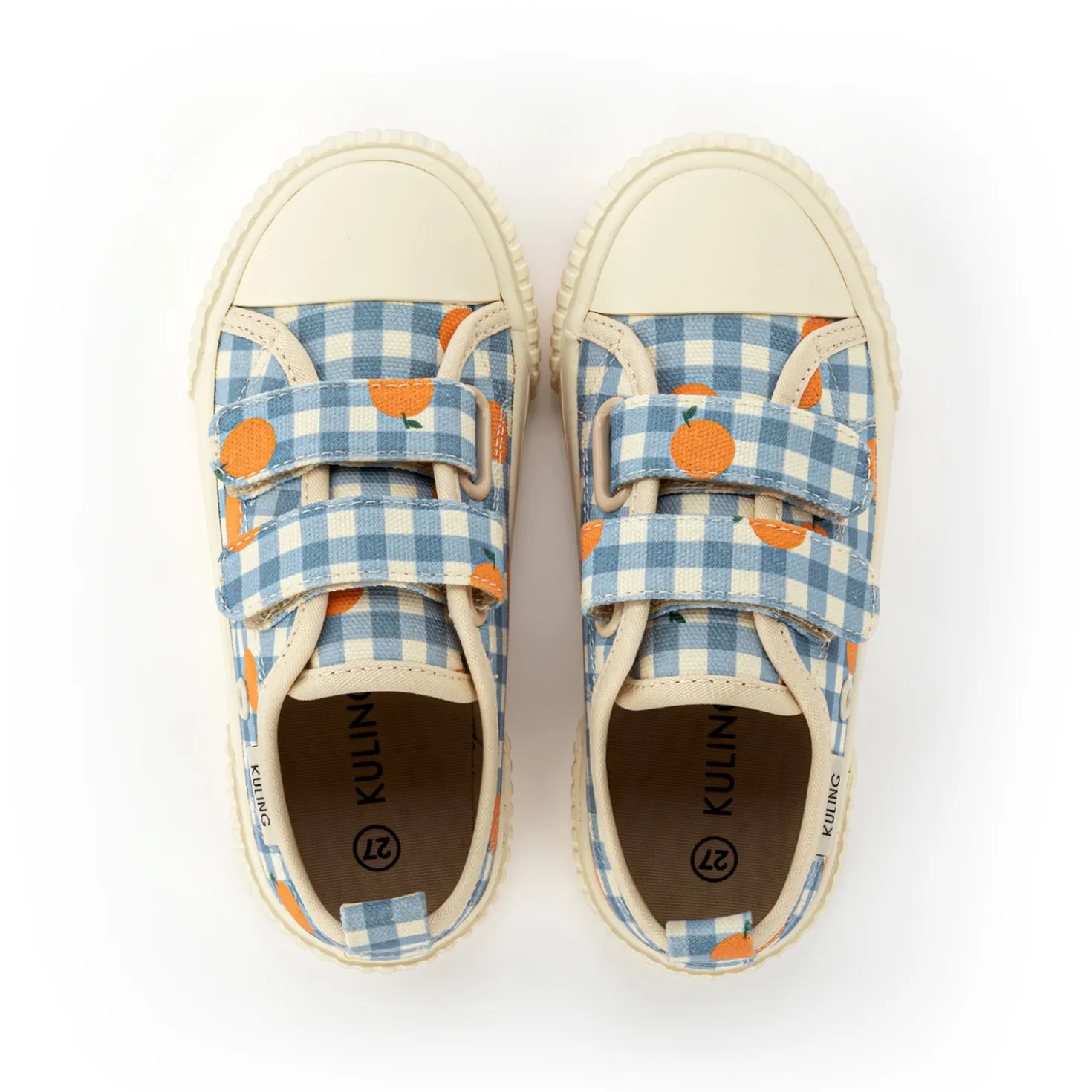 Madrid Canvas Sneakers Dove Blue Check