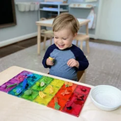 MAGNA-TILES Clear Colours 100 Pcs Clear Colours