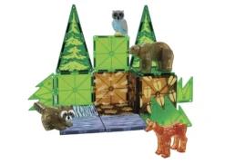 MAGNA-TILES Set Skogens Djur 25 St Multi