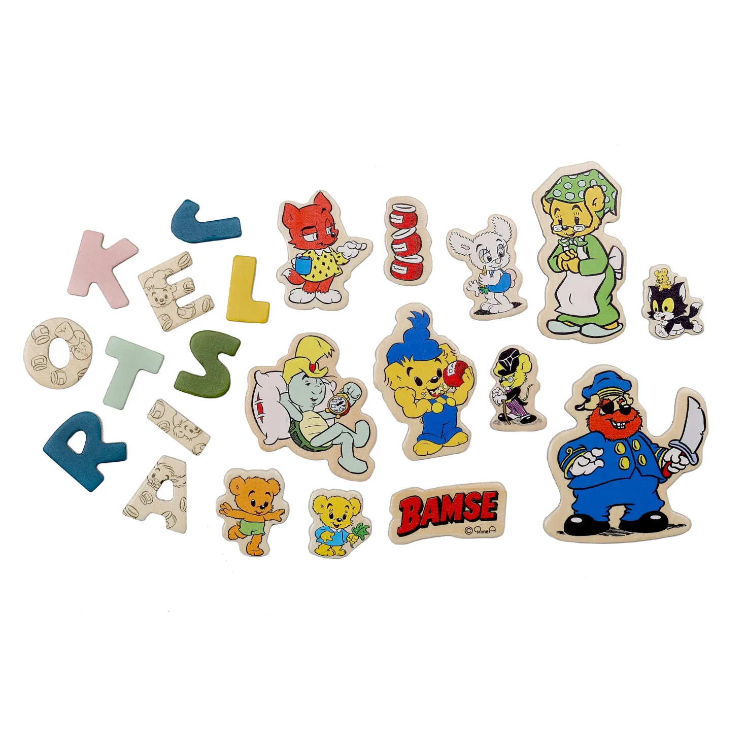Magnetbokstäver Och Figurer Multi