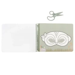 Masks Pysselbok Med Masker Och Sax Safari Friends