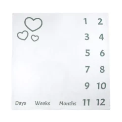 Matta Med Kalender Vit