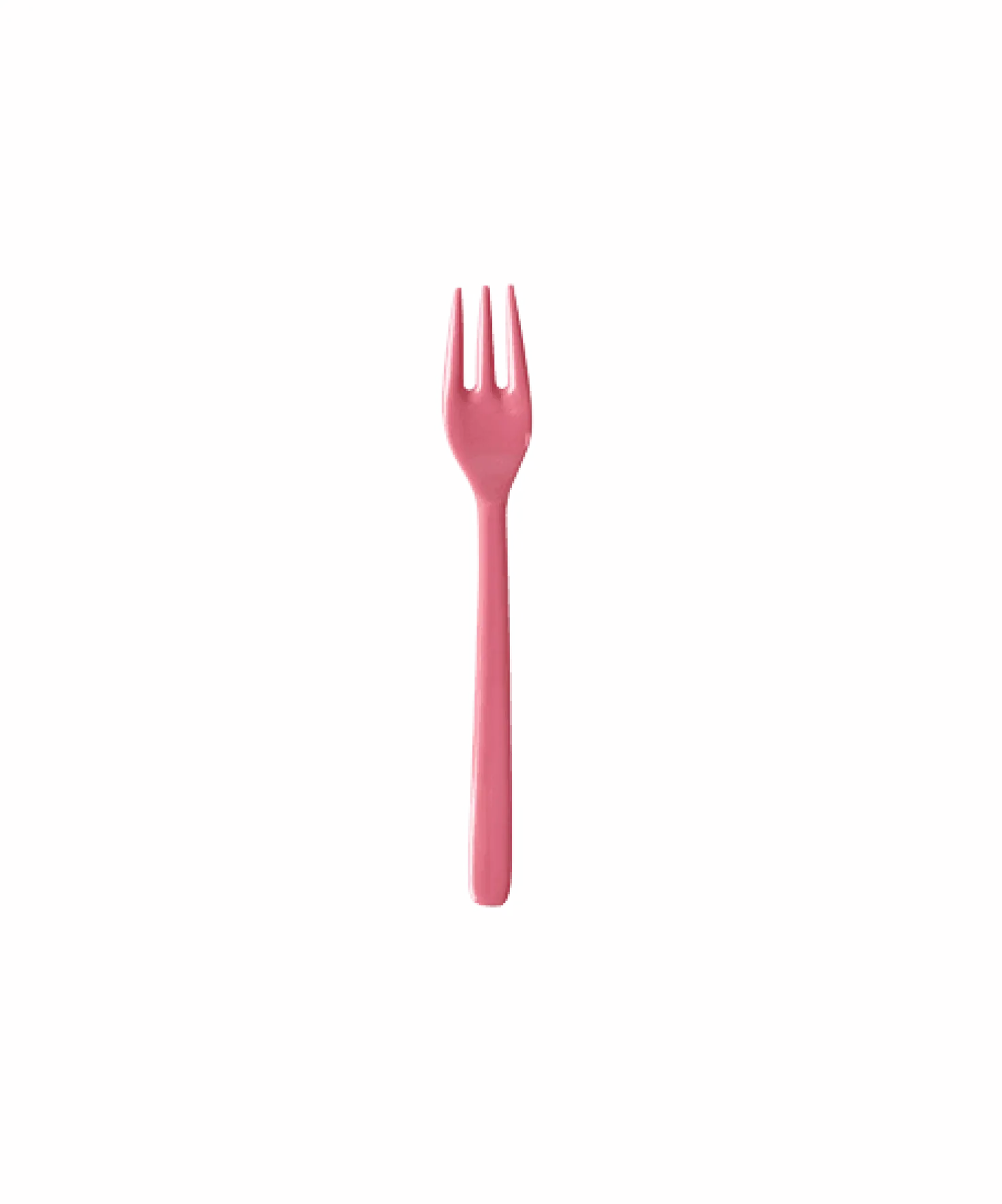 Melamine Cake Forks in Asst. Solid Colors - Set of 6