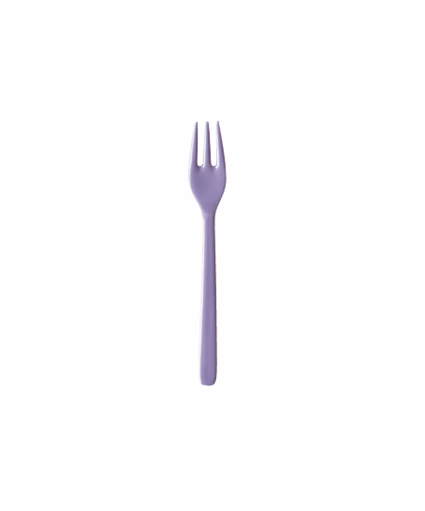 Melamine Cake Forks in Asst. Solid Colors - Set of 6