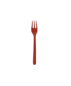 Melamine Cake Forks in Asst. Solid Colors - Set of 6