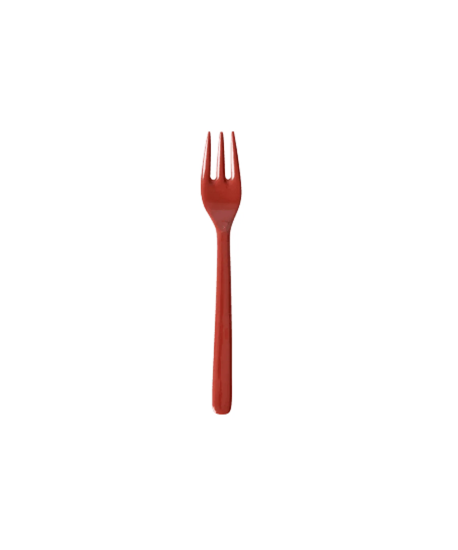 Melamine Cake Forks in Asst. Solid Colors - Set of 6