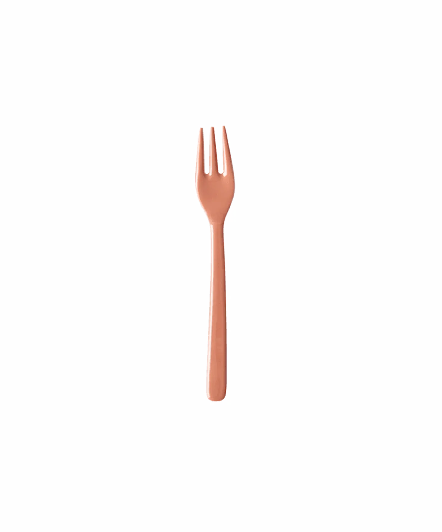 Melamine Cake Forks in Asst. Solid Colors - Set of 6