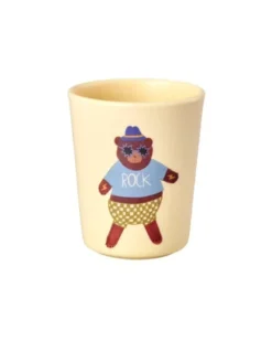 Melamine Kids Cup in Mat Finish with Bear Print - 150 ml