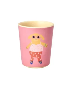 Melamine Kids Cup in Mat Finish with Dog Print - 150 ml